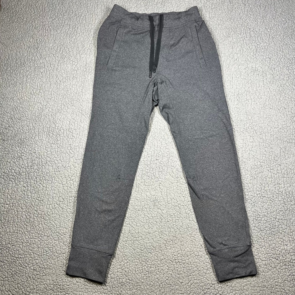 Lululemon City Sweat Jogger Pants Mens Small Heathered Grey Tapered Athletic